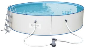 Bestway Piscina Hydrium Rotonda con Telaio in Acciaio 460x90 cm 56386