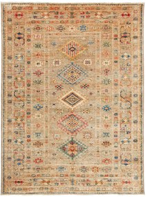 Kazak Tappeto 150x200 Grigio (Pakistan) Annodato A Mano
