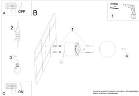 Sollux SL.1192 - Faretto da parete BOOMO 1xG9/8W/230V