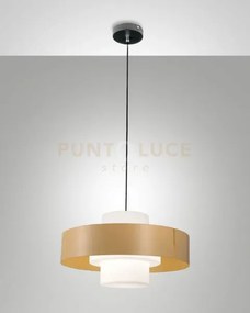 Loto lampadario a sospensione sabbia 1 luce attacco e27 in metallo...