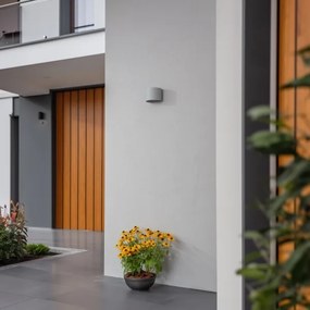 Brilagi - Applique a LED da esterno RONDO LED/6W/230V grigio IP54