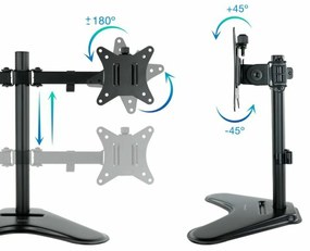 Supporto TV TooQ DB1702TN-B 17" 32"