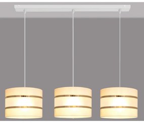 Lampadario su filo HELEN 3xE27/15W/230V crema