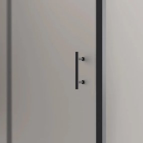Box doccia vetro piumato 70x110 telaio nero opaco | KFN5000SN - KAMALU