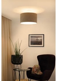 Brilagi - Lampadario a sospensione con filo BOUCLE ROLLER 1xE27/15W/230V diametro 45 cm marrone