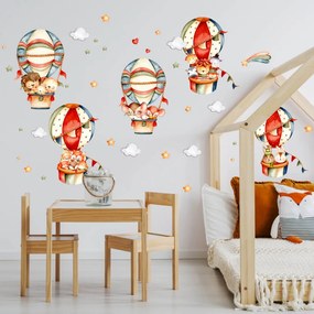 Adesivi murali - Viaggio in palloncino | Inspio