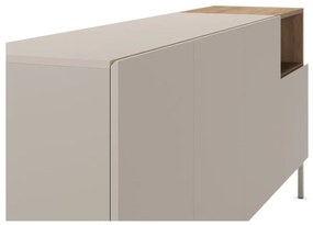 Cassettiera color crema 180x80 cm Cailin - Marckeric