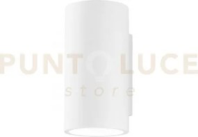 Applique a parete banjie tubolare bianca 2 luci attacco gu10 12x2x2...