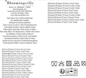 Tappeto beige e color ambra in cotone 140x200 cm Chola – Bloomingville