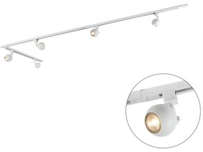 Sistema a binario intelligente monofase incl. 5 GU10 WiFi bianco - Gissi