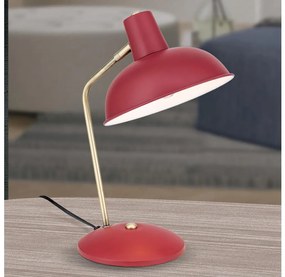 Orion - Lampada da tavolo FEDRA 1xE14/40W/230V rosso/ottone