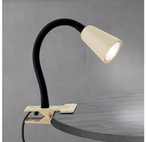 Orion - Lampada da tavolo flessibile con clip DOTTY 1xGU10/10W/230V beige/nero