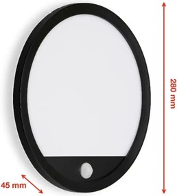 Telefunken 313705TF - Applique LED da esterno con sensore LED/15W/230V IP44