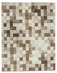 Tovaglia Tela Antimacchia Quadri 140 x 180 cm Beige (6 Unità)