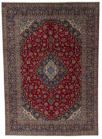Kashan Tappeto 300x420 Rosso (Iran) Annodato A Mano
