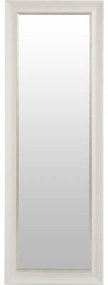 Specchio Madeline rettangolare in legno bianco 53.4 x 155 cm