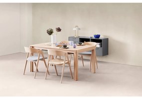 Tavolo da pranzo pieghevole con piano in rovere decorato 96x160 cm Join by Hammel - Hammel Furniture