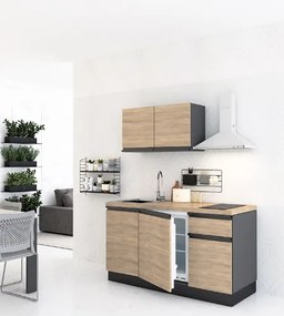 Cucina completa 150cm Chery, perfetta per arredare un appartamento, B&amp;B o un Hotel