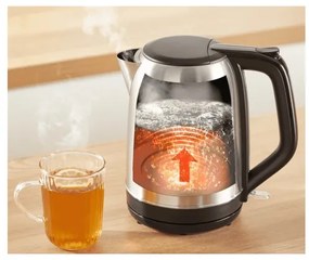 Tefal - Bollitore SUBITO 1,7l 2400W/230V acciaio inossidabile/nero