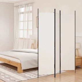 Divisorio A 3 Pannelli Bianco 150x200 Cm İn Tessuto /