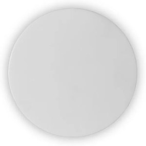 Applique Tonda da Parete in Gesso Pitturabile, G9 Materiale Gesso