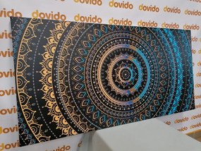 Stampa su tela – Mandala con motivo solare