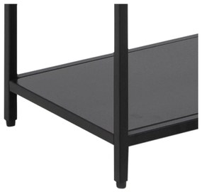 Libreria nera in metallo 70x185 cm Newcastle - Actona