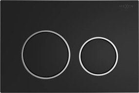 Mexen Fenix 07 XS pulsante di scarico, nero opaco - 600703