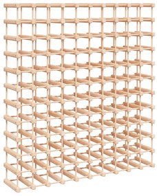 Portabottiglie vino 120bottiglie 112,5x23x123,5cm massello pino