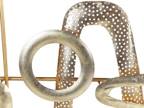 Decorazione da parete oro 90 x 50 cm MANGANESE Beliani