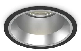 Faretto Ad Incasso Off Alluminio Nero Led 28W 3000K Luce Calda