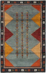 Gashguli Tappeto 160 x 250 Verde (Iran) Annodato A Mano