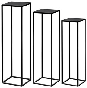 Eglo 428002 - Set 3x Supporto per piante TATSUNO nero