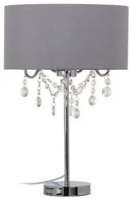 Lampada da tavolo Grigio Metallo 36 x 36 x 60 cm