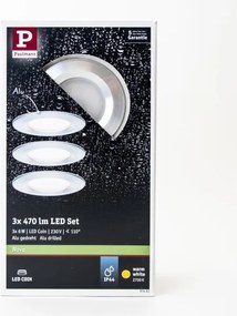 Paulmann 93462 - SET 3xLED/6W IP44 Lampada da incasso per bagno NOVA 230V