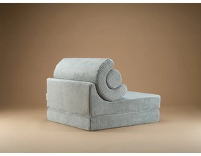 Poltrona per bambini color menta con rivestimento in velluto a coste Flipster – Wigiwama