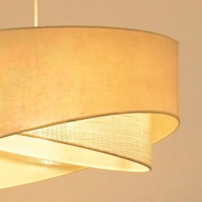 Brilagi - Lampadario LED a sospensione con filo LYRA 1xE27/15W/230V color crema