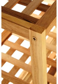 Scarpiera di colore naturale in noce massiccio – Premier Housewares