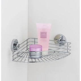 Set di accessori da bagno autoportanti argentato lucido Bari - Wenko