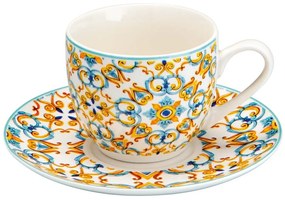 Set di 6 tazze con piattini Medicea - Brandani