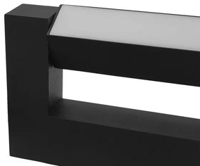 Applique a LED da esterno 2xLED/4W/230V IP54 30 cm nero