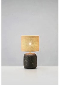 Markslöjd 108683 - Lampada da tavolo MONTAGNA 1xE14/40W/230V 32 cm beige/nero