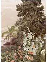 Isidore Leroy Carta da parati panoramica Firone Terracotta - Panel C