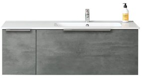 Mobile da bagno sotto lavabo Portland grigio L 30 x H 40 x P 45.5 cm 1 anta, lavabo non incluso