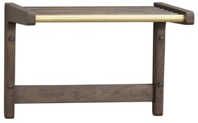 Appendiabiti da parete in rovere marrone scuro Inverness - Rowico