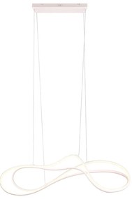 Apparecchio a sospensione a LED bianco con paralume in metallo Nala - Trio Select