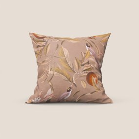 Lemon elegante collezione di cuscini a fantasia in velluto impermeabile salmone