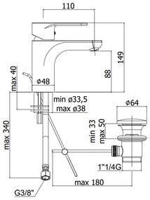 Paffoni Green Gr075 Es Miscelatore Monocomando Lavabo Cromo