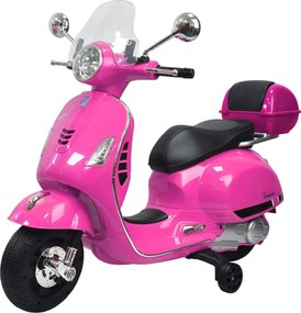 Piaggio Vespa GTS Elettrica 12V con Bauletto per Bambini Rosa...
