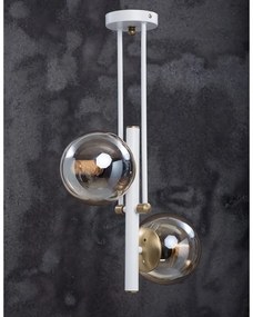 Lampada a sospensione con paralume in vetro ø 15 cm Libra - Squid Lighting